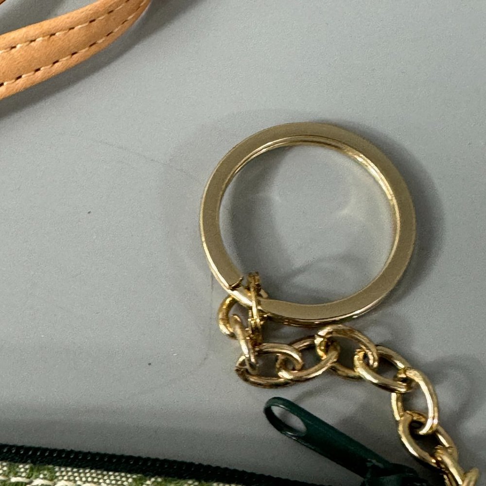 Dooney & Bourke Green Db Monogram Canvas Wristlet - image 4